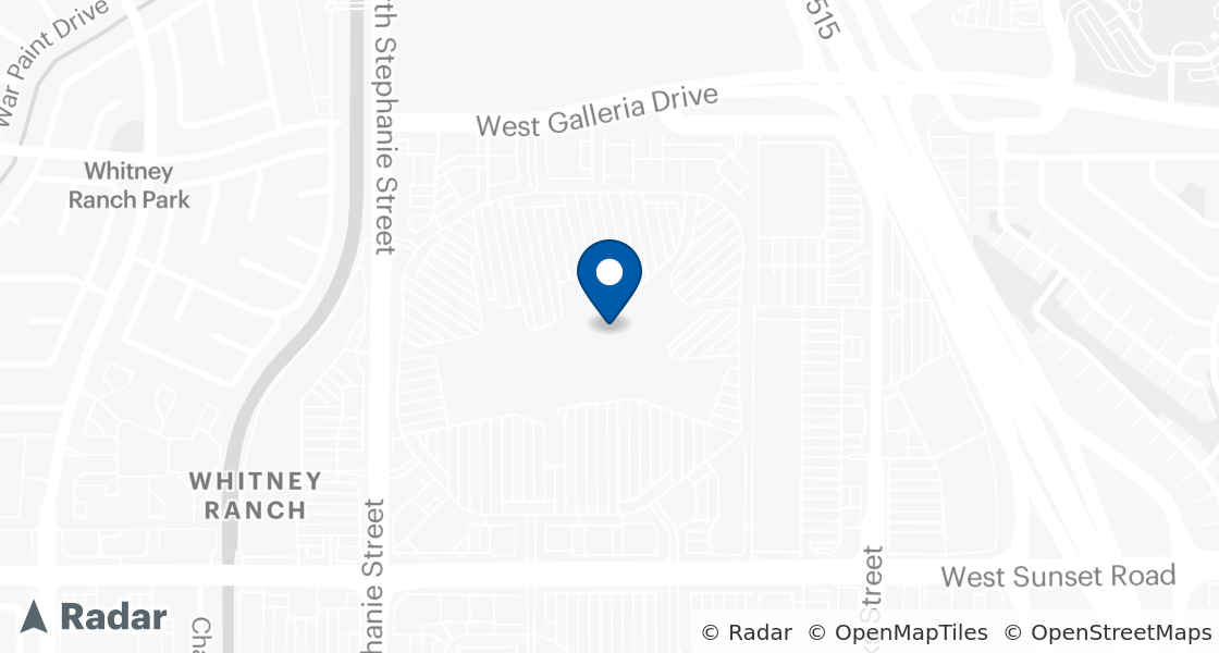 Map of Dairy Queen Location:: The Galleria At Sunset, Henderson, NV, 89014-6627